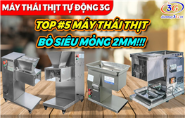 Top 5 Máy Thái Thịt Bò Siêu Mỏng Cho Quán Phở Bò, Lẩu Bò