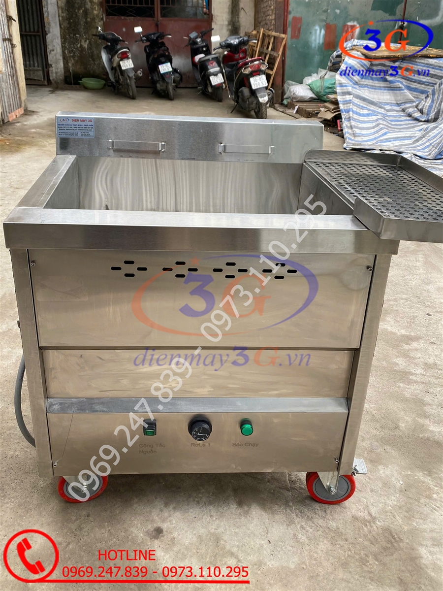 bếp chiên tách dầu 50l điện VN