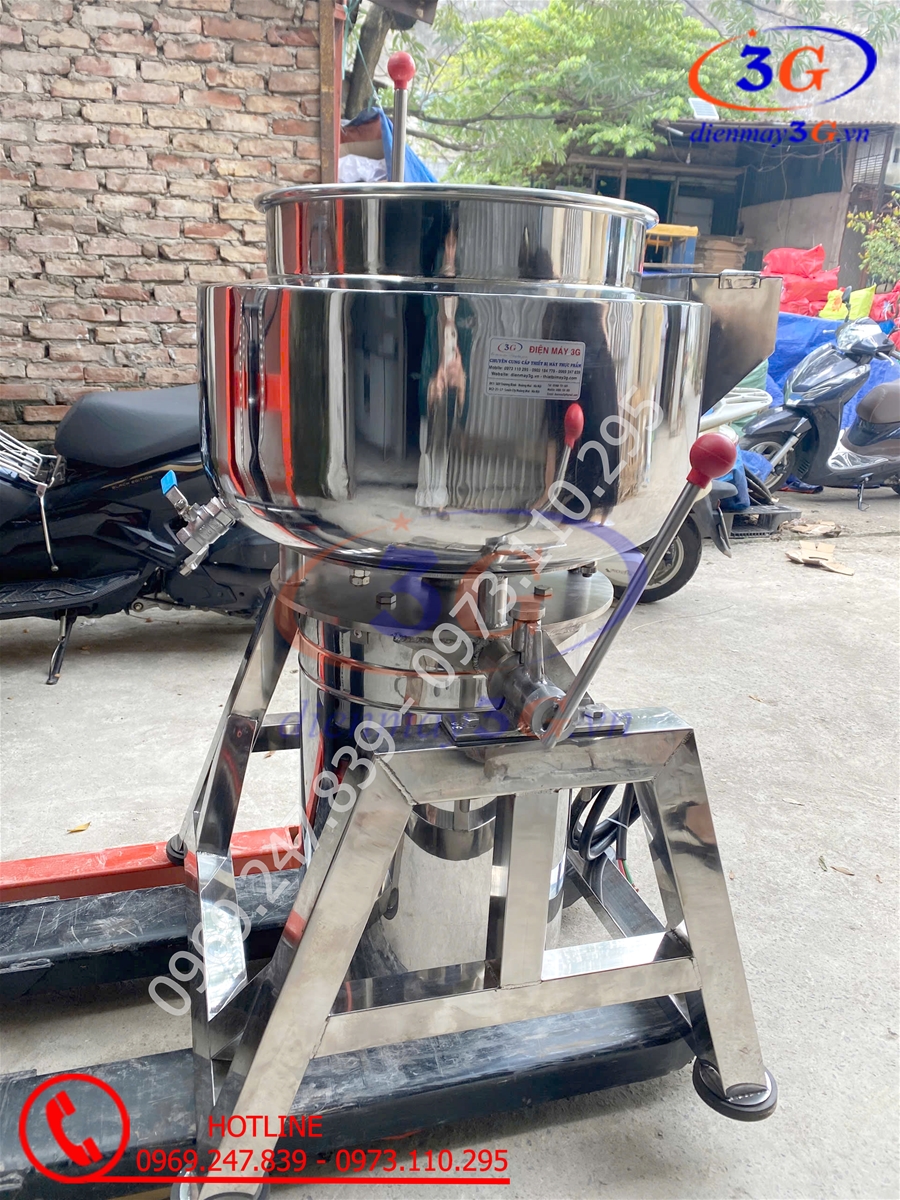 Máy xay giò chả 30kg có biến tần